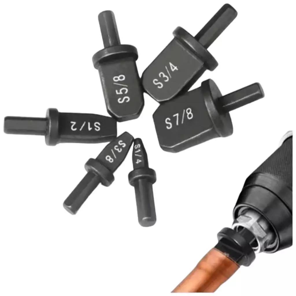 Conjunto de 6 peças de tubo de cobre e broca de tubo de alumínio-ferramenta de reparo de ar condicionado