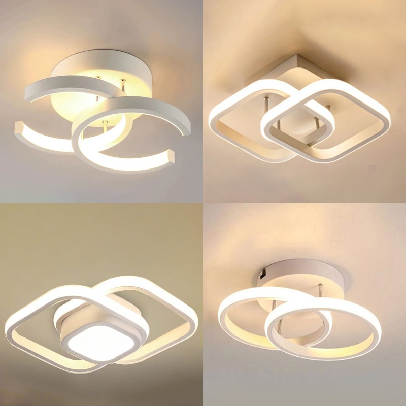 3 Cores(110V/220V)Luzes De Teto LED Modernas ,Adequadas Para Corredores ,Salas ,Quartos E Cozinhas