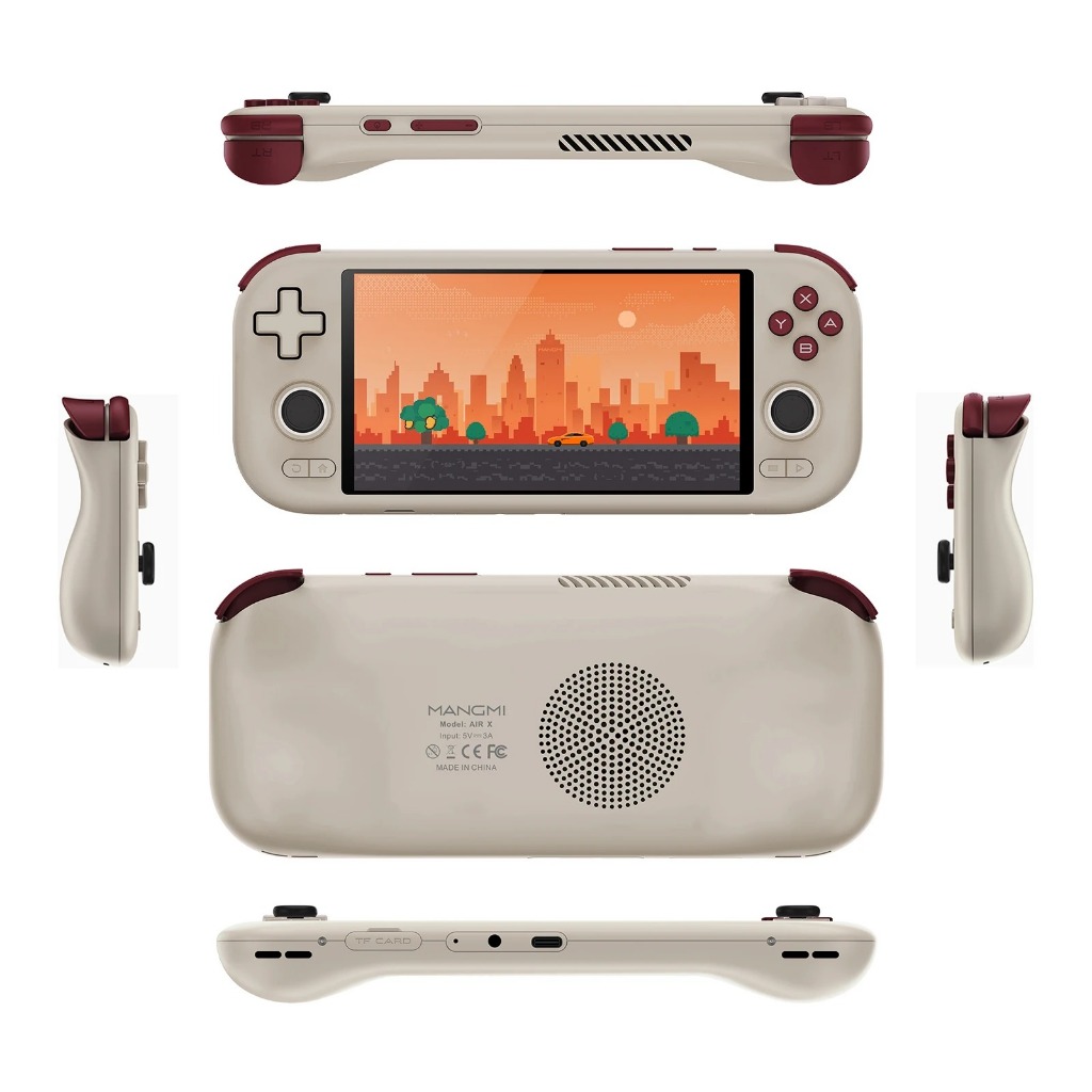 MANGMI AIR X Android console De Jogos Retrô Portátil Tela De 5.5 Polegadas Qualcomm Snapdragon 1080p Wifi