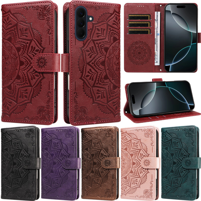 Caixa De Luxo Para Samsung Galaxy A37 A57 M56 A56 A36 A26 A17 A16 A07 A06 A55 A35 A25 A54 A34 A24 A73 A15 A14 Carteira D