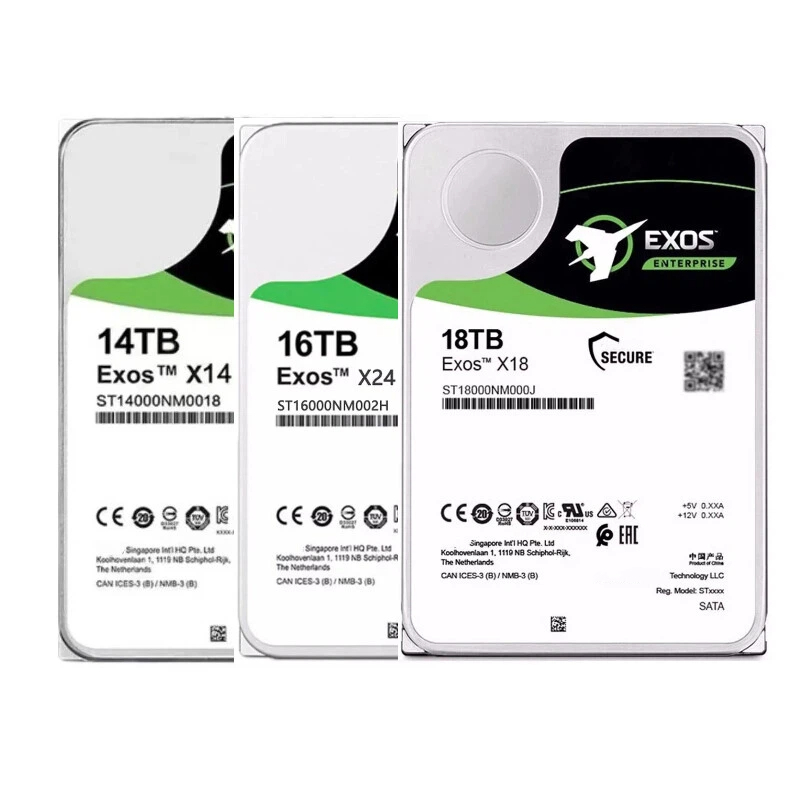 Usado 3.5 Polegada HDD 6TB 8TB 10TB 12TB 14TB 7200 RPM SATA 6 Gb/s 256 Mb Cache Disco Rígido Interno Para NAS