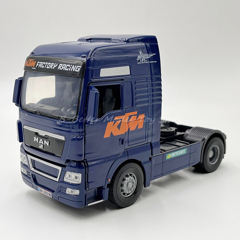 Joy City 1 : 32 Modelo De Caminhão Fundido Toy Man TGX Trator Veículo Réplica Em Miniatura