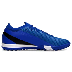 Novas Chuteiras TF 37-43BR Masculinas De Malha Azul E Branca Botas De Grama Duráveis