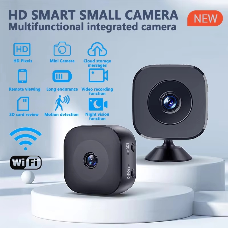 Monitor De Bebê Mini Câmera HD WiFi Monitoramento Sem Fio Proteção Segurança Remoto Filmadoras Vigilância Vídeo Casa Int
