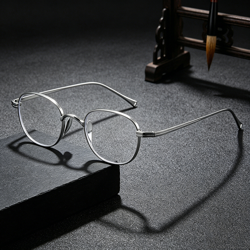 Moda Óculos De Aro Fino Quadro De Metal Quadrado Masculino Feminino Computador Lente De Bloqueio De Luz Azul Ópticos