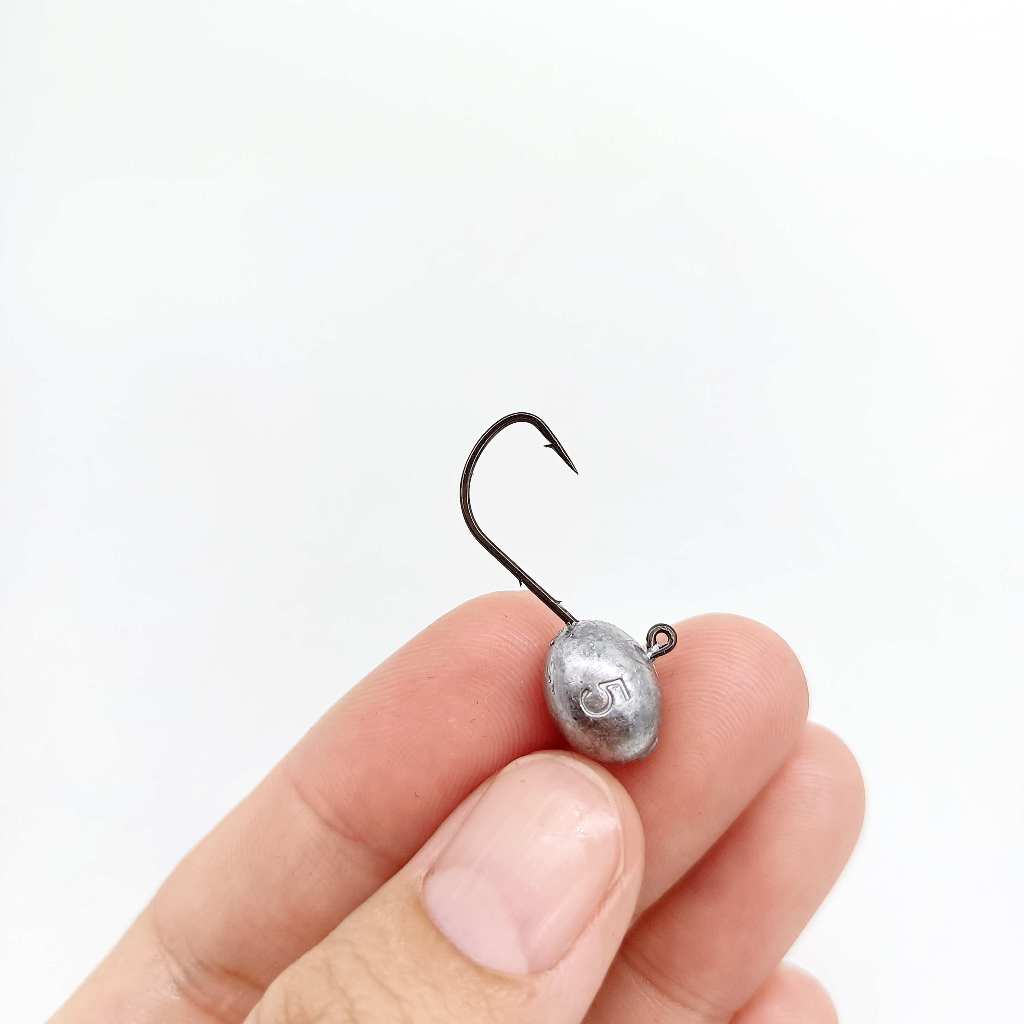 Dupladuoyu 20 Pcs Mini Jig Head Gancho 1.5g/2.5g/3.5g/5g Rockfish Farpado Truta Isca De Minhoca Macia De Pesca Equipamen