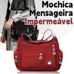 Bolsa Feminina Transversal Impermeável Nylon Tiracolo Boa Qualidade Compacto