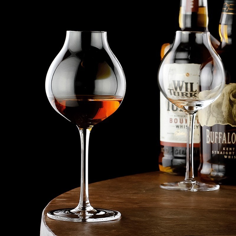 1 Pçs Taça De Vidro De Cristal Sem Chumbo Uísque Degustação E Cheiro Copo De Vinho Doce Xerry