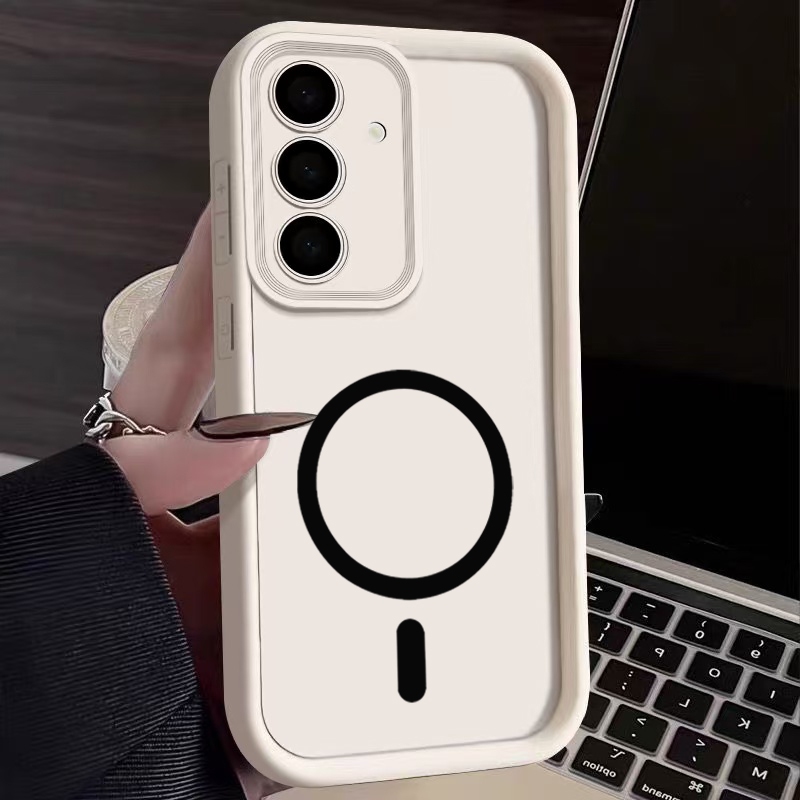 Para Samsung Galaxy A57 A56 A16 A17 A15 5G/M35 5G Capa Moda Colorida Fosca Trans