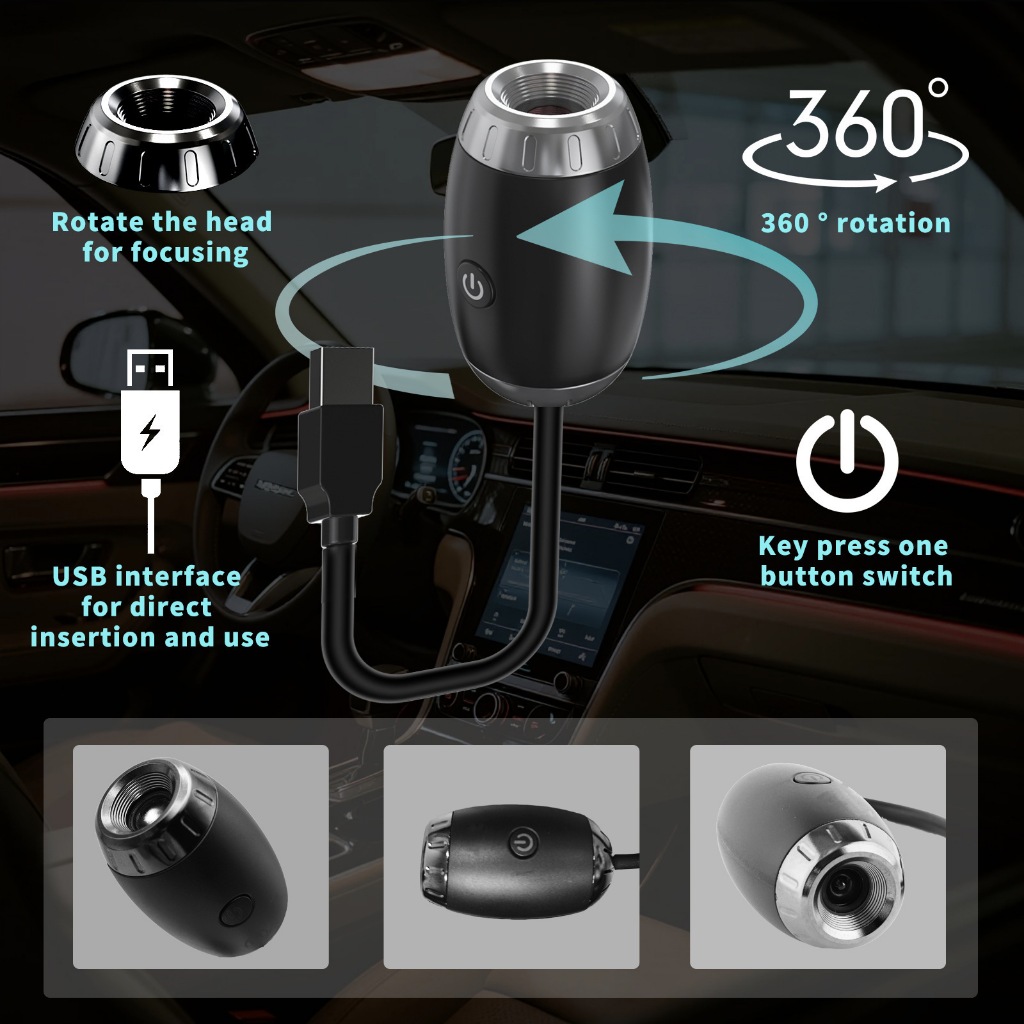 TechVibe LP004 USB Carro Céu Estrelado Galaxy Projetor Lâmpada Luz De Projeção Ambiente Com 4 Efeitos Cósmicos HD Focus — imagem 2 de 2