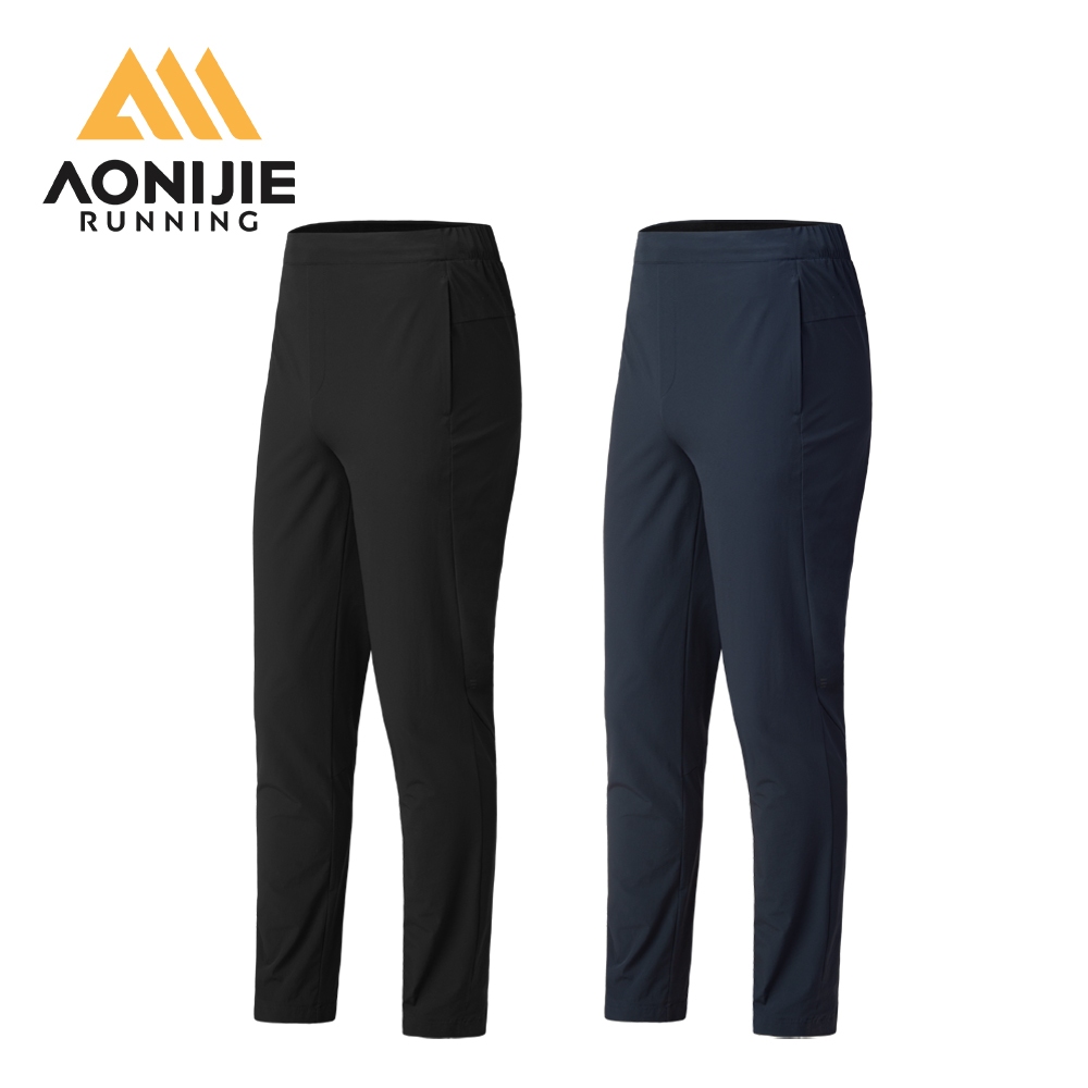 AONIJIE FM5202 Calças Elásticas Masculinas Treino Academia Casual Poliéster Elastano Ajuste Confortável