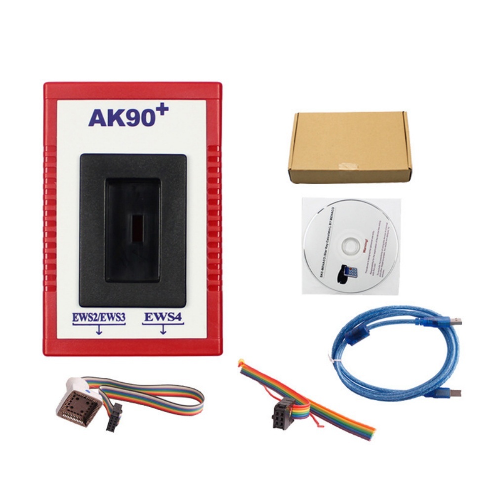 AK90 + EWS Anti-Roubo V3.19 OBD Chave Ferramenta De Correspondência Programador De Para BMW