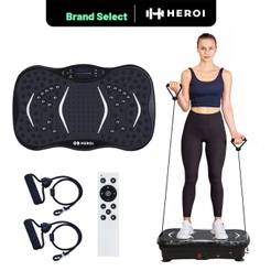 HEROI Plataforma Vibratória Multifuncional 127V/220V | Academia Equipamentos | Suporta até 120kg