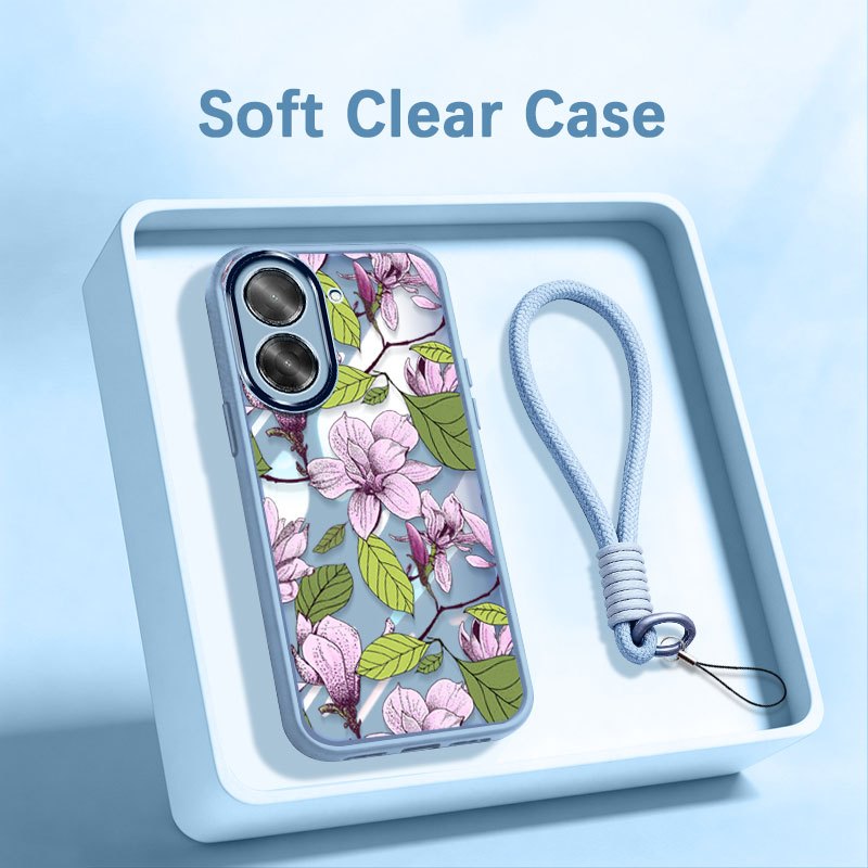 Capa VRQR Para Xiaomi Redmi A5 4G A7 Pro 4G Poco C71 C85X Tela Cheia Plantas De Videira De Telefone À Prova De Choque Co