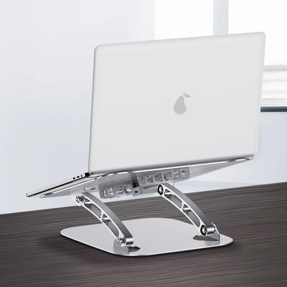 Suporte dobrável para resfriamento de Notebook HREBOS Estrutura de suporte para computador com elevador de ventilador du