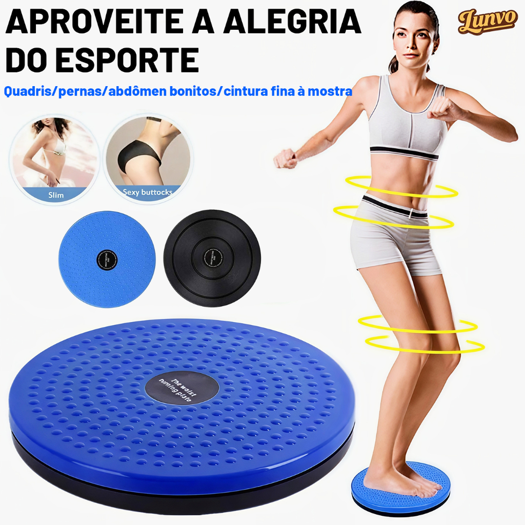 Disco de Torção de Cintura Twist, Cardio Modelador de Corpo