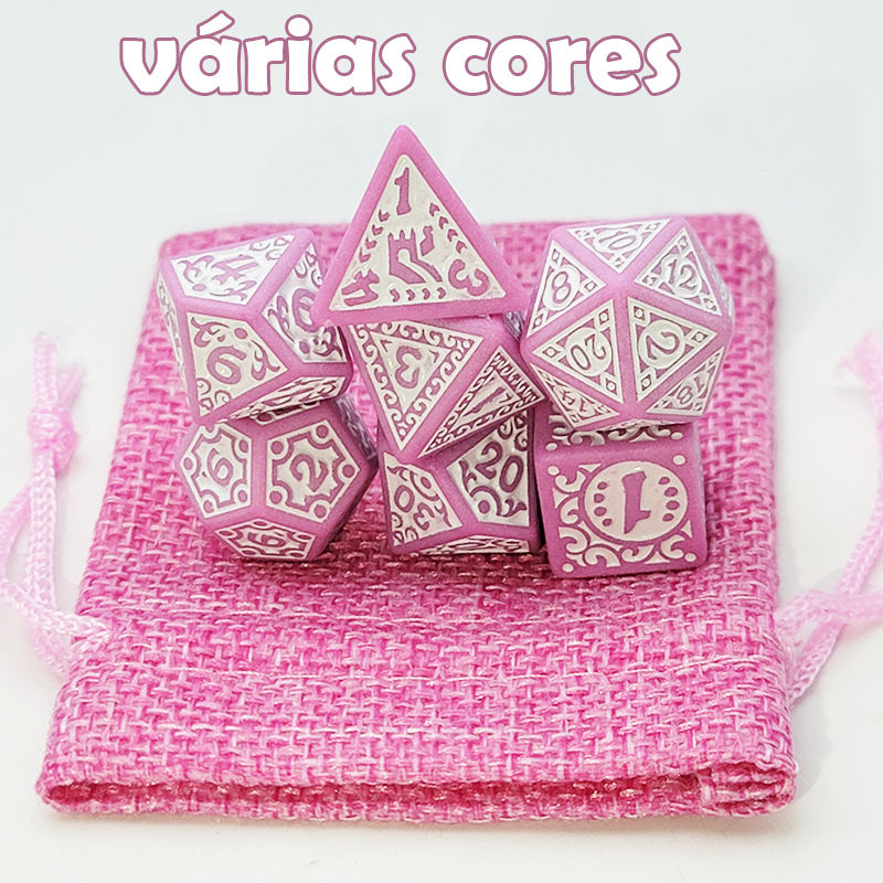 Dados de Teste Padrão Digitais em Material Acrílico, Jogo de Tabuleiro para DND Pathfinder D&D e RPG Magic The Gathering