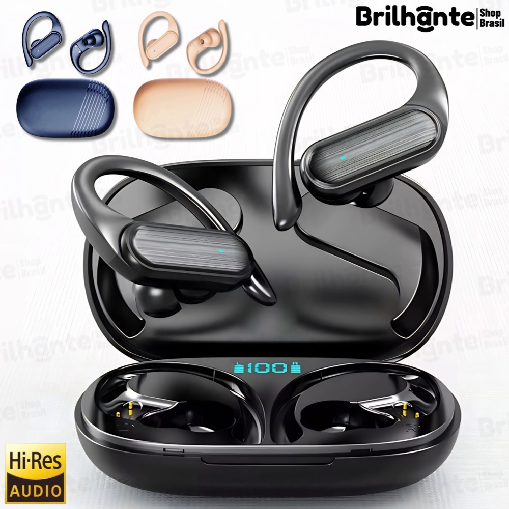 Vitog A520 Fones De Ouvido Controle Toque Bluetooth 5.3 HiFI Estéreo À Prova Dwireless Água TWS Fone Esportes Sem Fio Co
