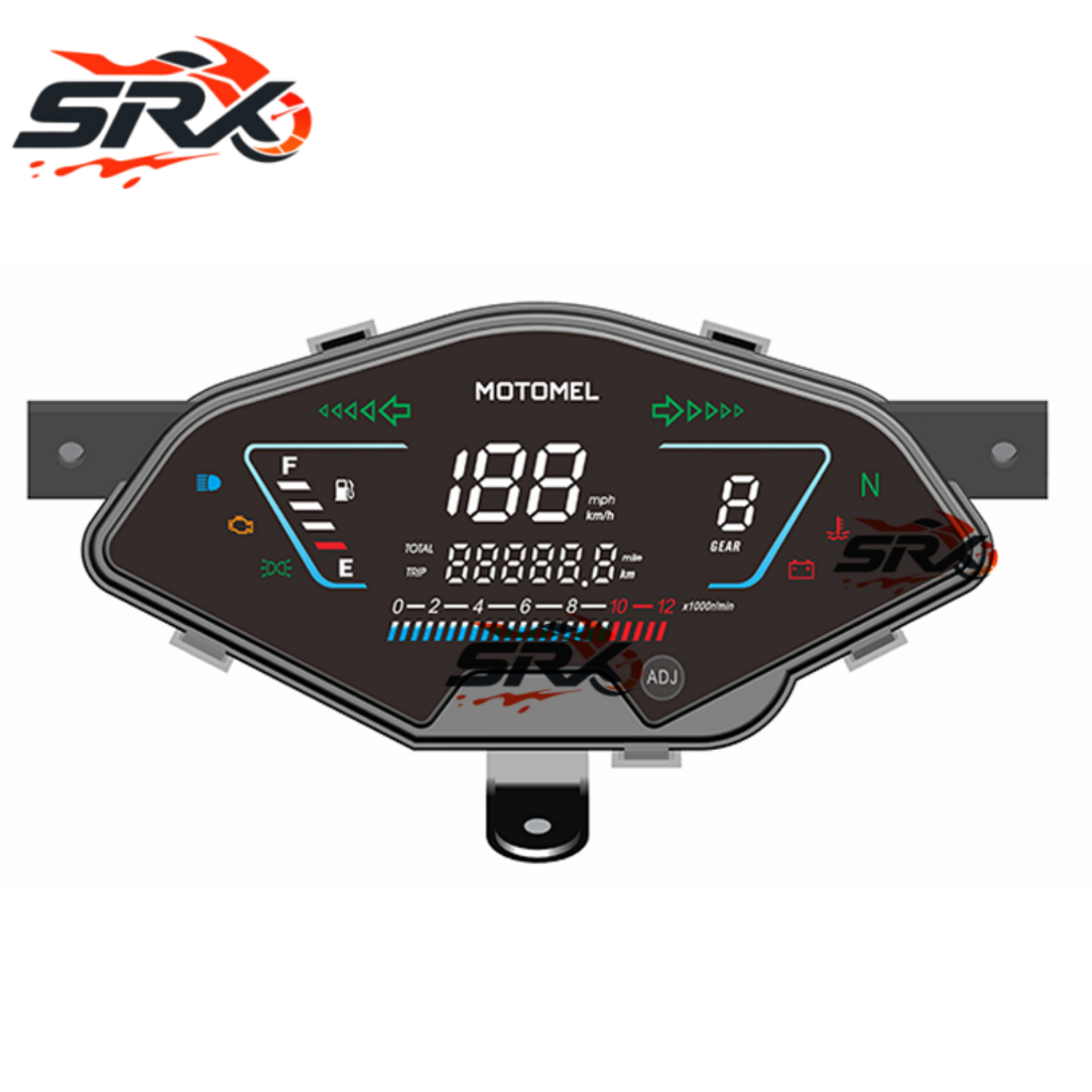 Para Shineray Phoenix 50 Gold Motocicleta Digital LED Painel De Instrumentos Velocímetro Montagem Motomel Blitz 110 V8 P