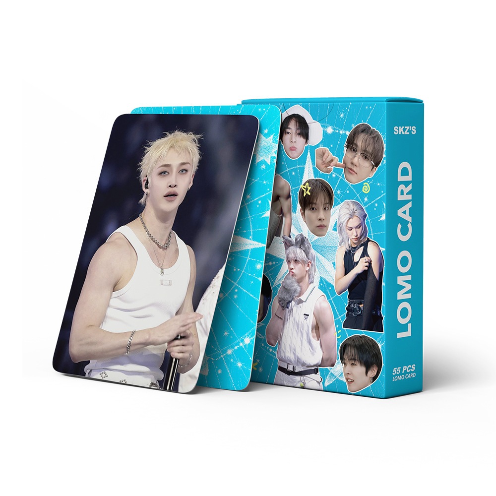KPOP Cartões Fotográficos55pcs/box Straykids Fique Em Nossa Casinha KARMA DO IT Ceremonia Músculos Sexy LOMO Cartão De C