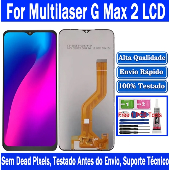 Para Multilaser G Max 2/6.5 " FHD + Display LCD + Tela De Toque + Enviar Ferramentas De Desmontagem E Cola