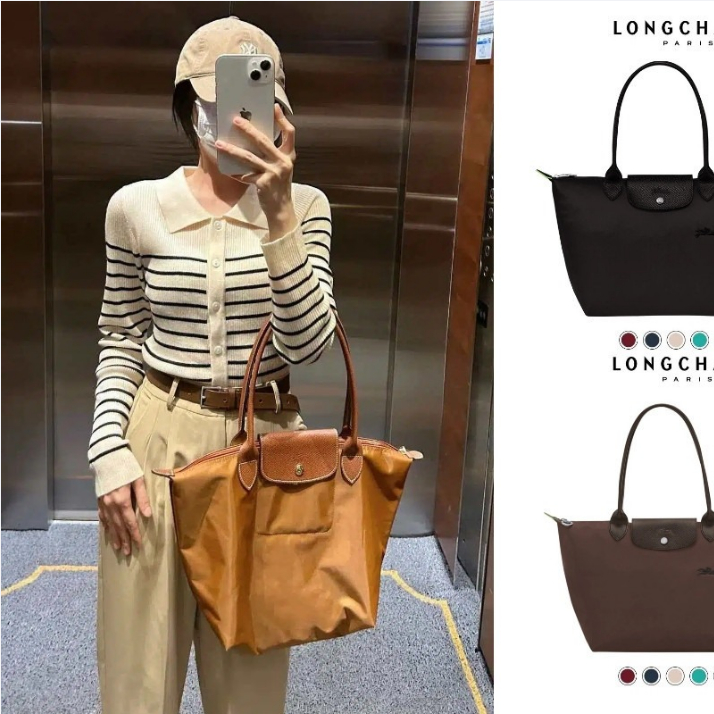 Sacola de compras feminina Original da série le de grande capacidade em estoque pronto