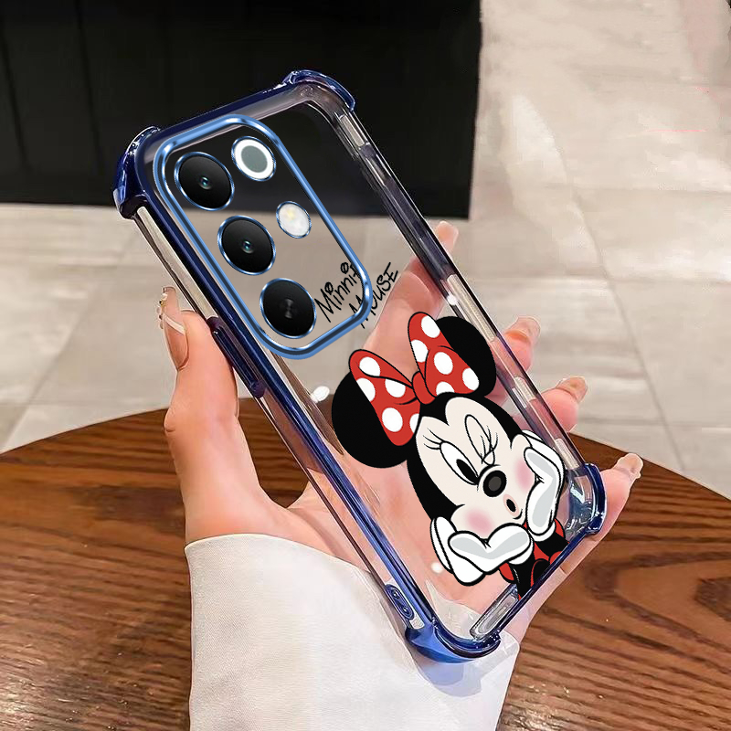 realme C85 5G C85Pro Minne Dos Desenhos Animados Bonito Transparente Caso De Telefone C85 Pro 5G Almofada De Ar Proteger