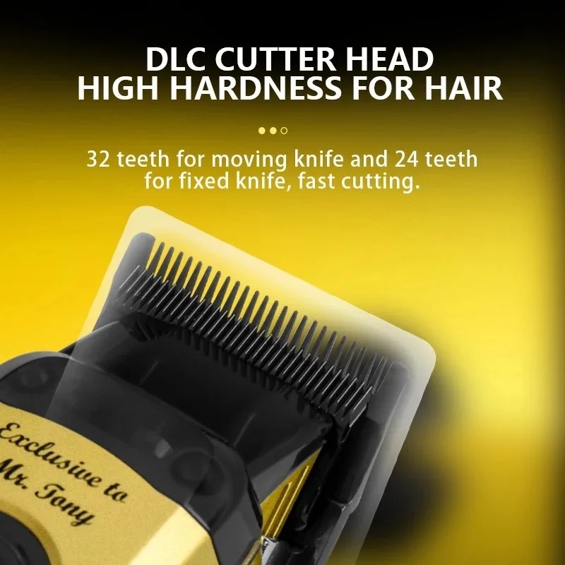 Kemei Máquina De Cortar Cabelo Elétrica Profissional, 10W, Grande Potência, Sem Fio, Recarregável, Barbeiro, Corte · foto 2