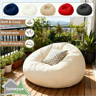 Sofá/poltrona/pufe inflável/espreguiçadeira inflável de veludo para uso doméstico em Oferta na Shopee