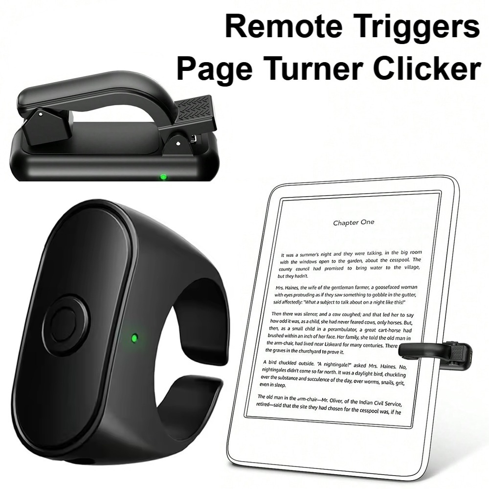 Virador De Página De Controle Remoto Compatível Com Kindle Paperwhite Oasis Scribe EReaders Elipas Libra Clara , Page Tu