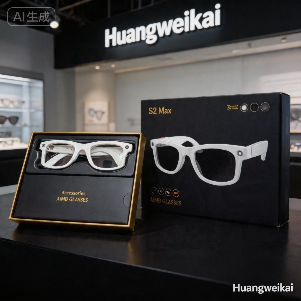 premium Mais Recente 2026 s2 max Wi-Fi Smart Al Camera Óculos bluetooth HD Call Voice Assistant Anti Blue-Light De Sol M