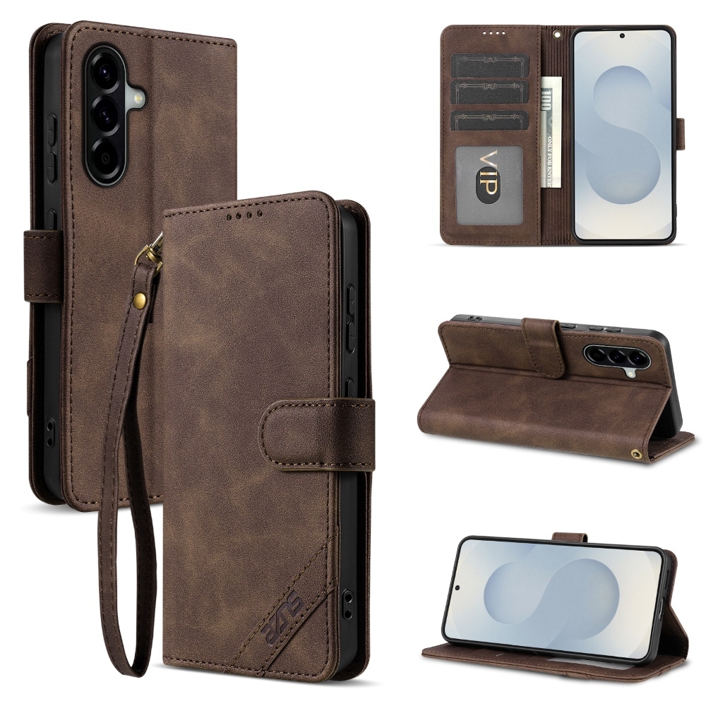 Capa Flip De Couro Para Samsung A27 A57 A37 A17 A07 A56 A36 A26 A16 A06 A35 A55 A15 Carteira Com Slot Cartão