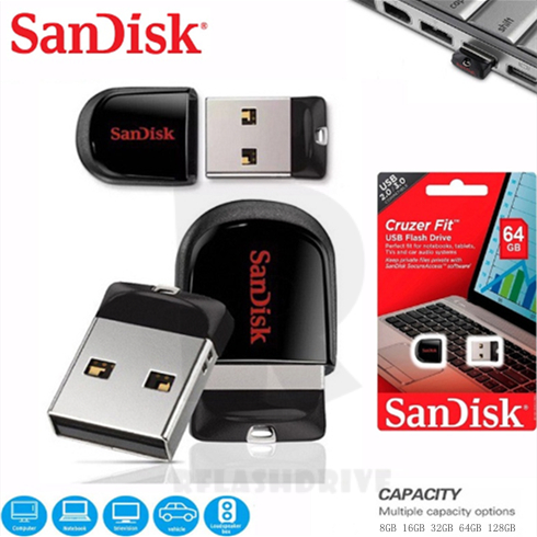 Unidade Flash Mini USB SanDisk Drive , Pen 3.1 8GB 16GB 32GB 64GB 128GB À Prova D'água De Metal