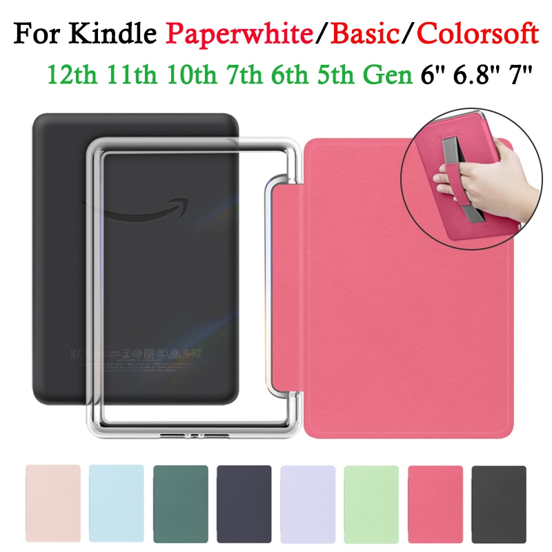 Para Kindle 11ª Geração 2024 Paperwhite 12ª 11ª 10ª 8ª 7ª 6ª 7'' 6.8'' 6'' Capa De Leitor Eletrônico Acrílico Portátil