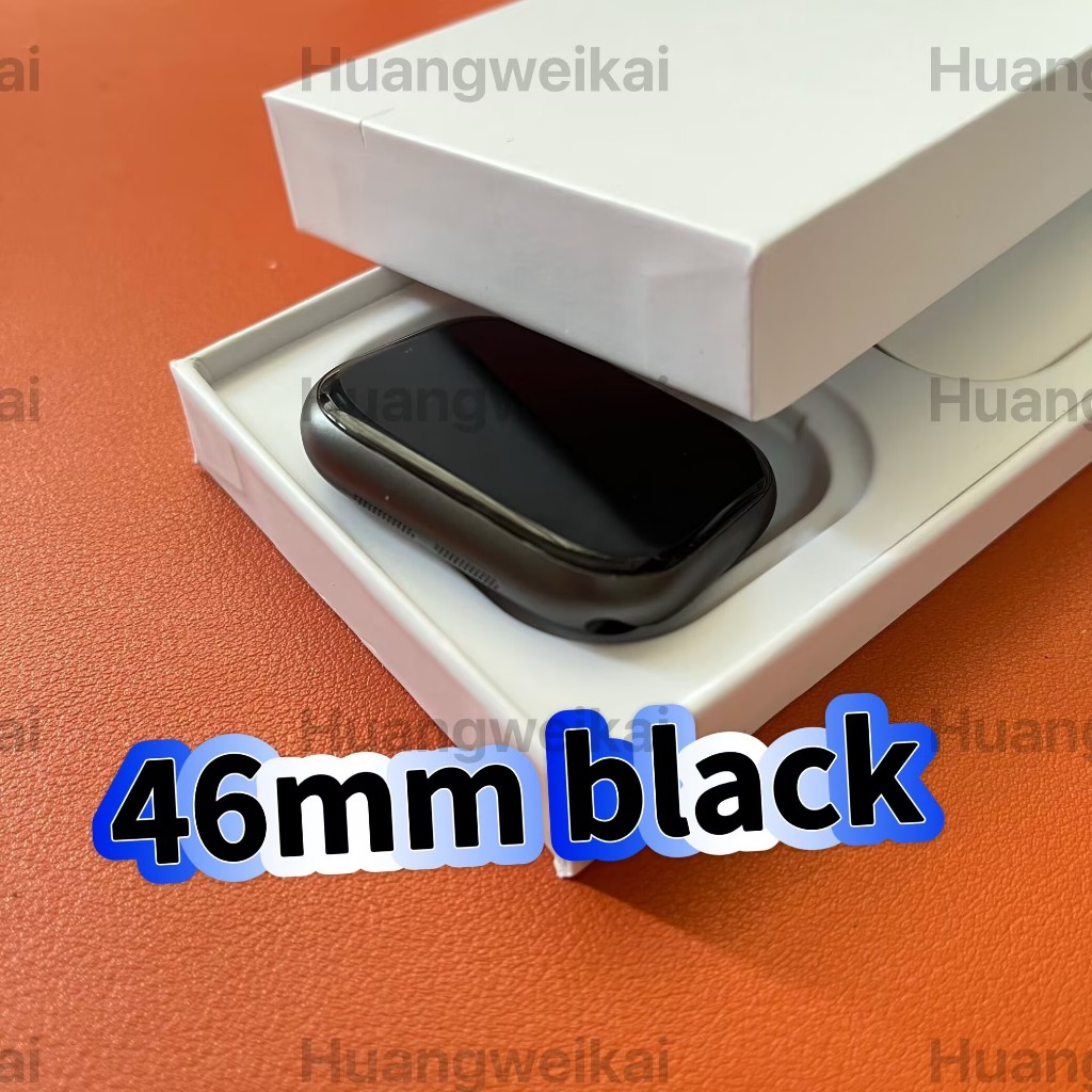 premium S11 42/46mm 2026 Logotipo AMOLED Relógio Inteligente Topo De Aço Inoxidável 11 mini Borda Carregamento Sem Fio B