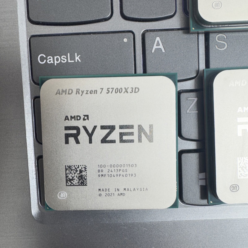 Novo Processador De Jogos AMD Ryzen 7 5700X3D 3.0GHz 8C16T Desktop AM4 CPU Em Massa