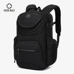 OZUKO Mochila Urbana Multifuncional Laptop Impermeável Viagem Ao Ar Livre Bolsa