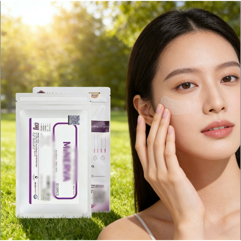 2026 Coreia Atualização Novo Estilo Rejuvenescedor de Pele Rejuvenescedora Linha de Fibra Vegetal Fita Invisível Absorví