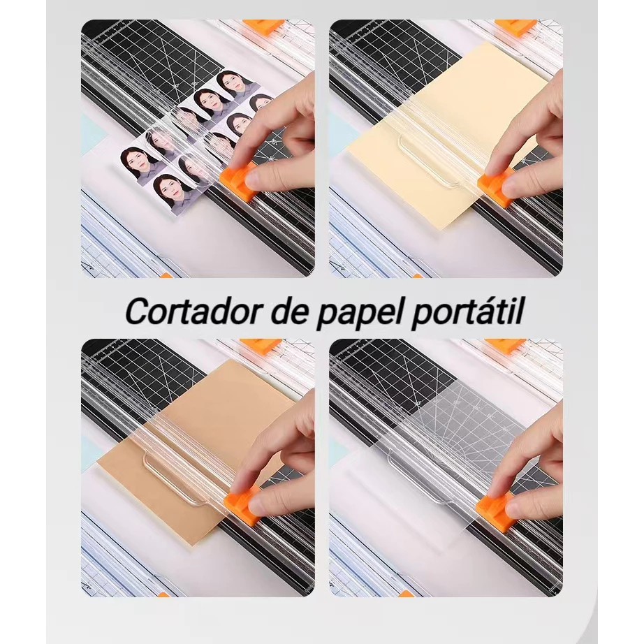 Guilhotina Cortador de Papel A4 Portátil | Lâmina de Precisão e Fácil Manuseio | para Escritório, Scrapbooking e Fotos — imagem 2 de 2