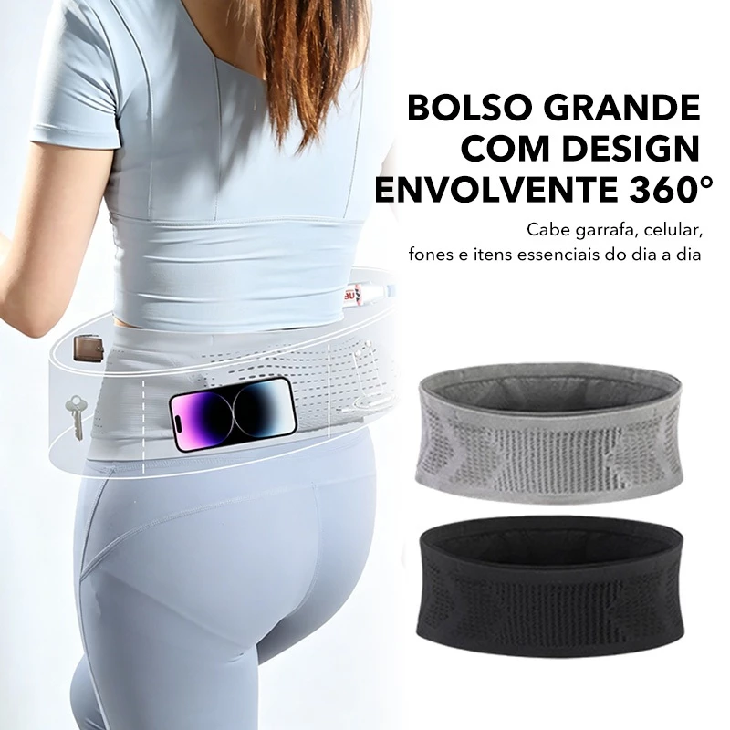 Brasil Venda Quente Bolsa de Cintura Escondida Unissex Anti-roubo Bolsa de Cintura de Viagem Esportes Corrida Fitness In — imagem 1