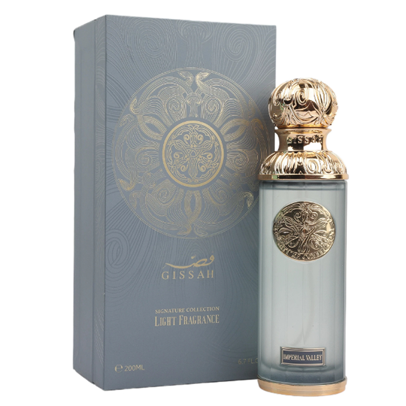 Árabe Perfume Gissah Imperial Valley 200ML Masculino Perfume EDT Dubai Do Oriente Médio Fragrância Longa Duração
