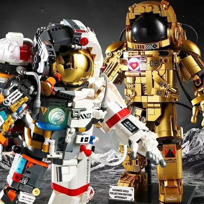 1500 PCS Lego Blocos de Construção Astronauta Foguete Nave Espacial Menino Brinquedo de Montagem Educacional