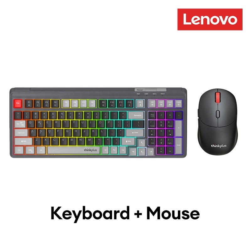 Mouse Sem Fio Lenovo WL300 Pro E Bluetooth De Modo Duplo Com 1600 DPI Rastreamento Suave Aderência Ergonômica Confortáve