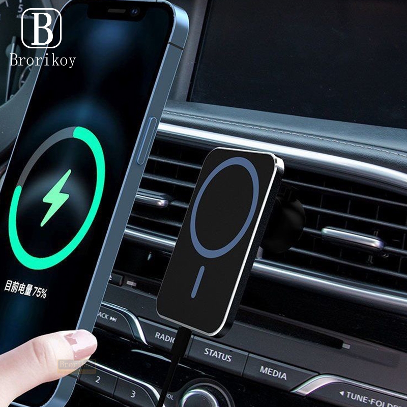 Carregadores Magnéticos Sem Fio Para Carro , Ventilação De Ar , Suporte Carregador De Celular Telefone , Adsorção Magnét