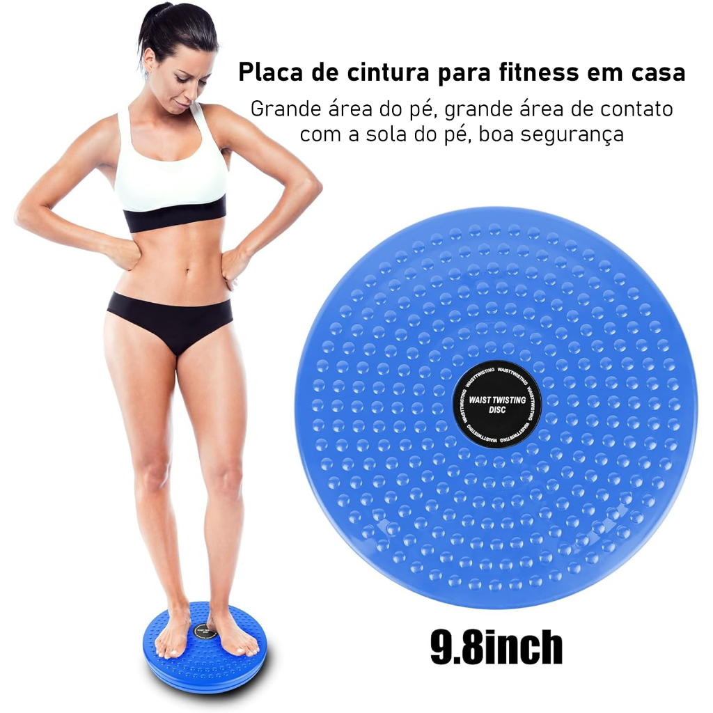 Disco Fitness Waist Twisting Disc P/ Exercicios Leve