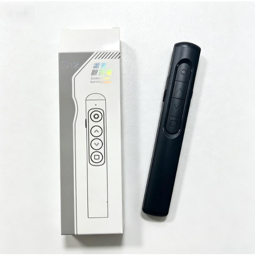 S12 2.4GHz Apresentador Sem Fio Controle Remoto Caneta Ponteiro Laser Para Apresentação PPT