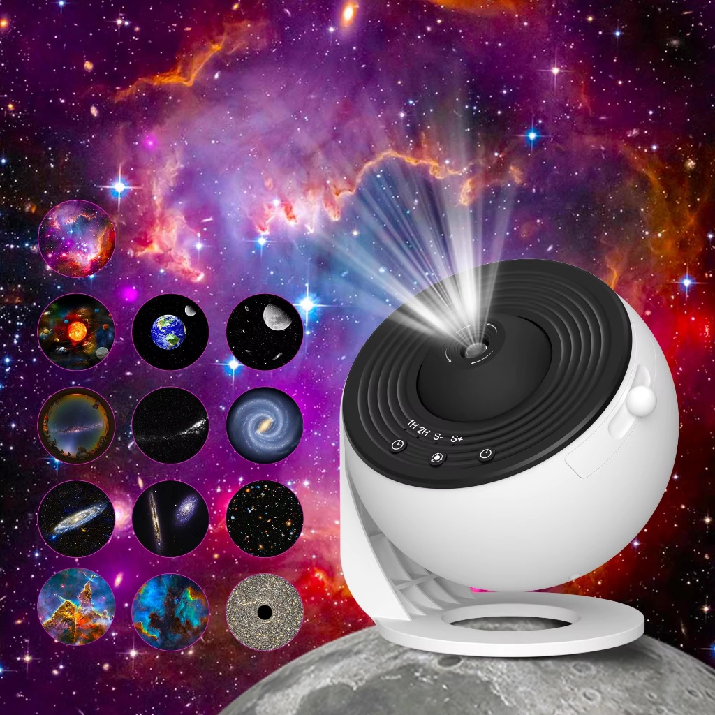 Projetor Estrela , Planetário 13 Em 1 Galaxy Projecto , 360 ° Rotação , Design Mudo , Imagem HD E Temporização Para Quar