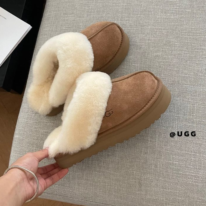 Sapatos de neve de algodão tipo baotou, novo estilo 2026, adequados para outono e inverno.