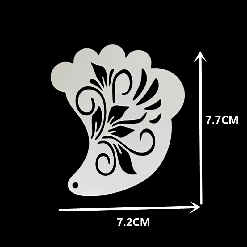 16 Pçs Modelos De Pintura Facial Estênceis Reutilizáveis , De Arte Infantil , De Desenho DIY , Ferramenta De Maquiagem D — imagem 2 de 2