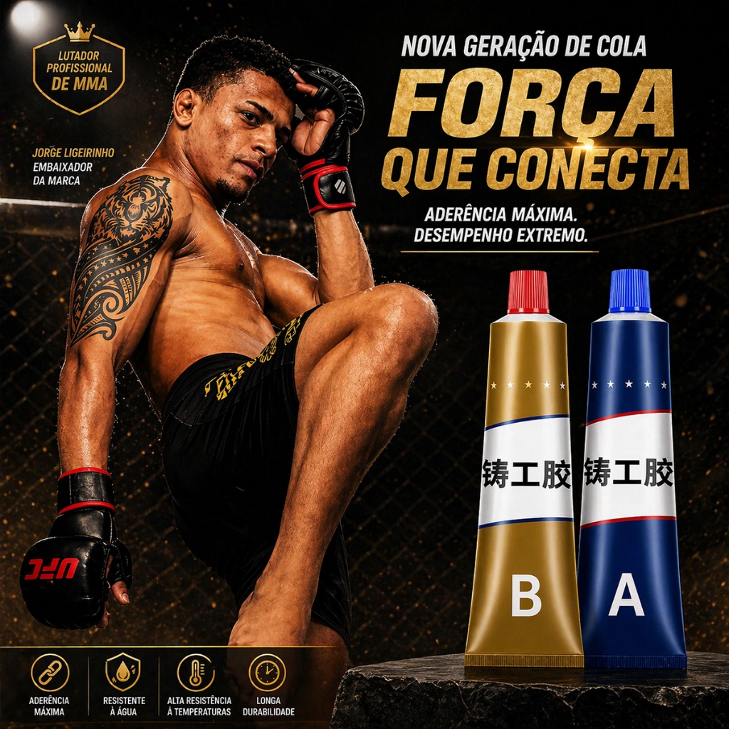 Cola Reparo Industrial Soldagem Frio - Resistente Calor 🔥 Adesivo Metal Aço Forte 🔧 #Universal #AltaTemperatura